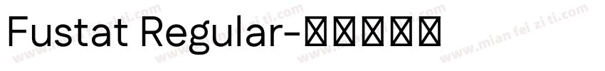 Fustat Regular字体转换